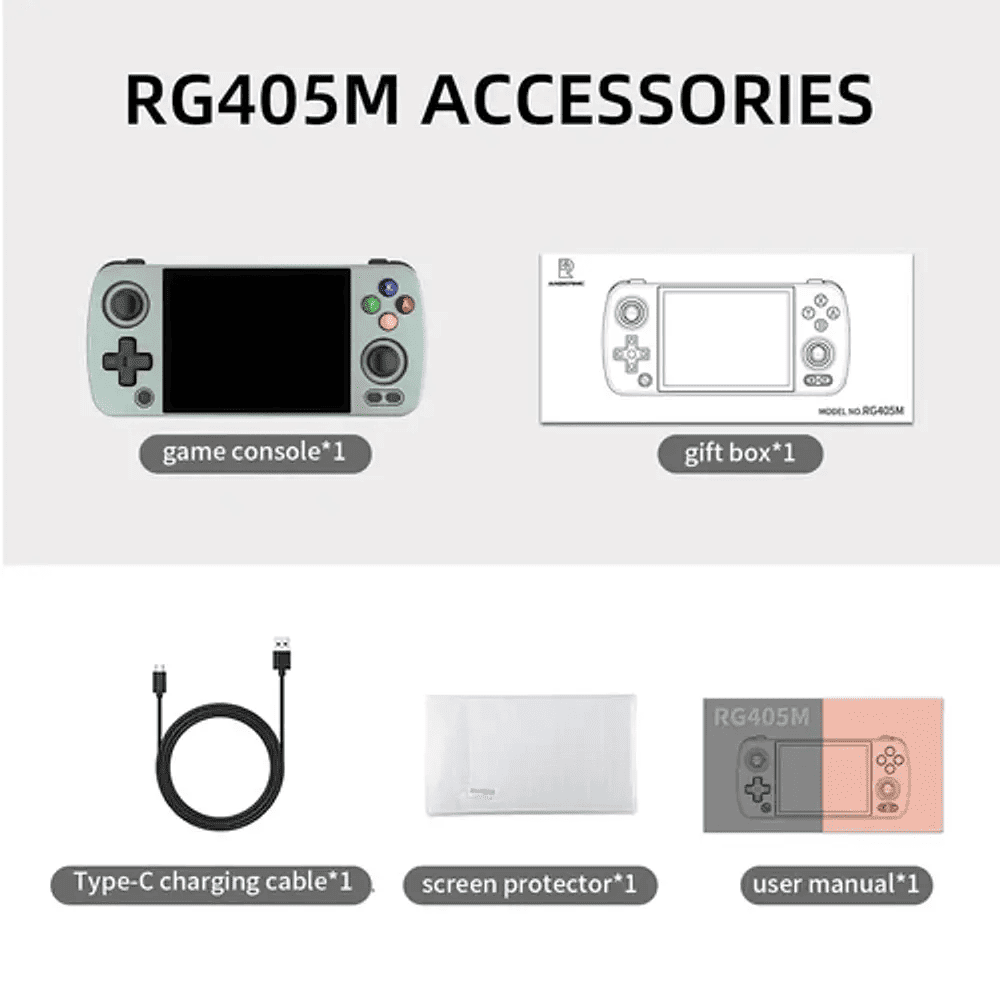 Multi Consola Retro Anbernic RG405M + Accesorios