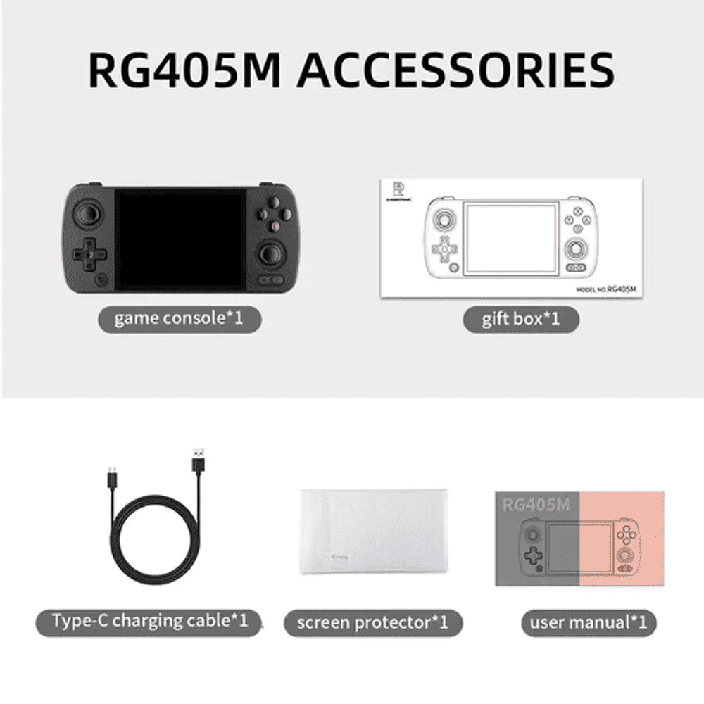 Multi Consola Retro Anbernic RG405M + Accesorios